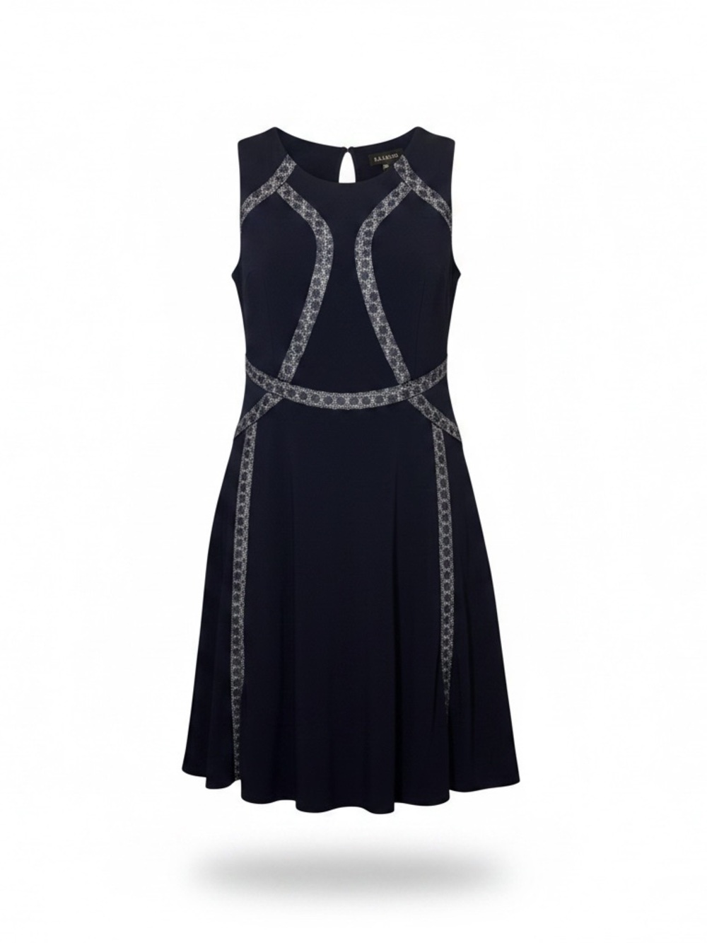 Lia Lee Blue and White Dress, XL
